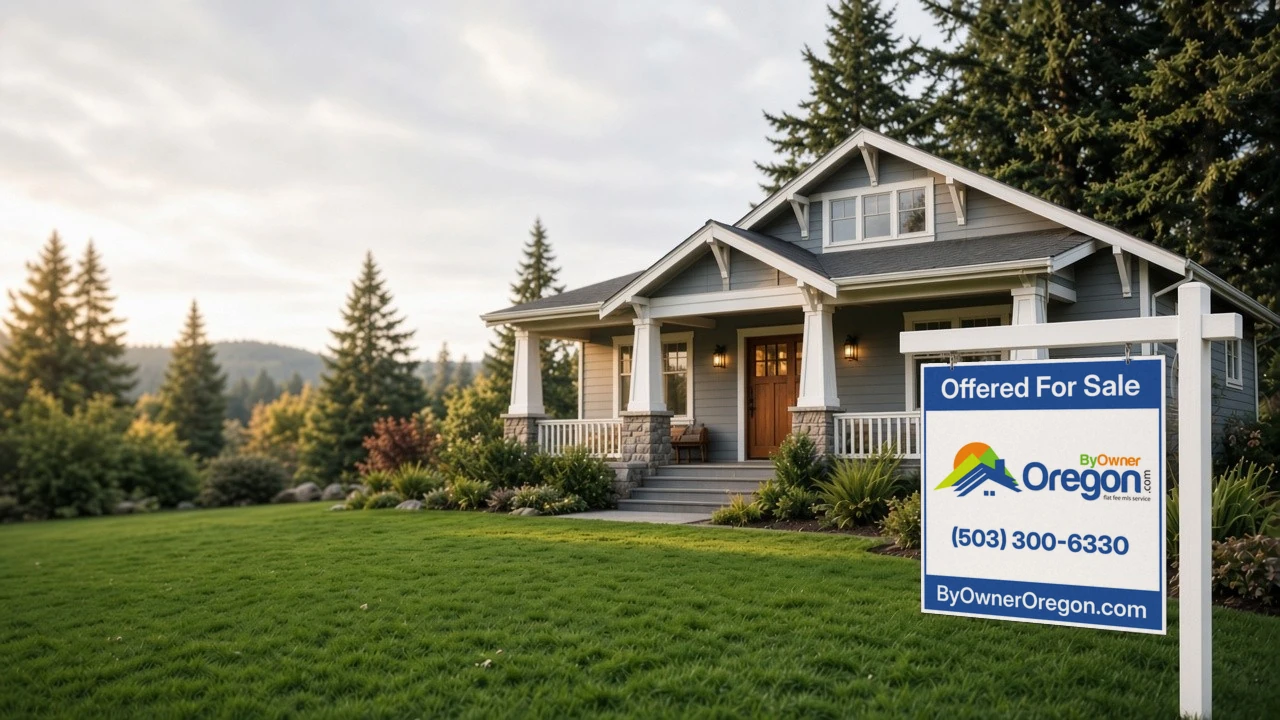 Oregon home with a By Owner Oregon For Sale sign